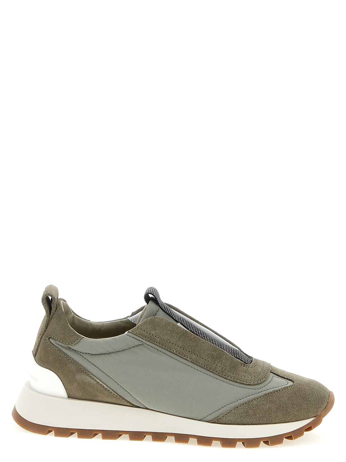 Кроссовки «Runners» Brunello Cucinelli, зеленый