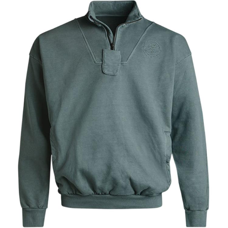 

GYMSHARK Толстовка PREMIUM LEGACY 1/4 ZIP, мужская, голубая