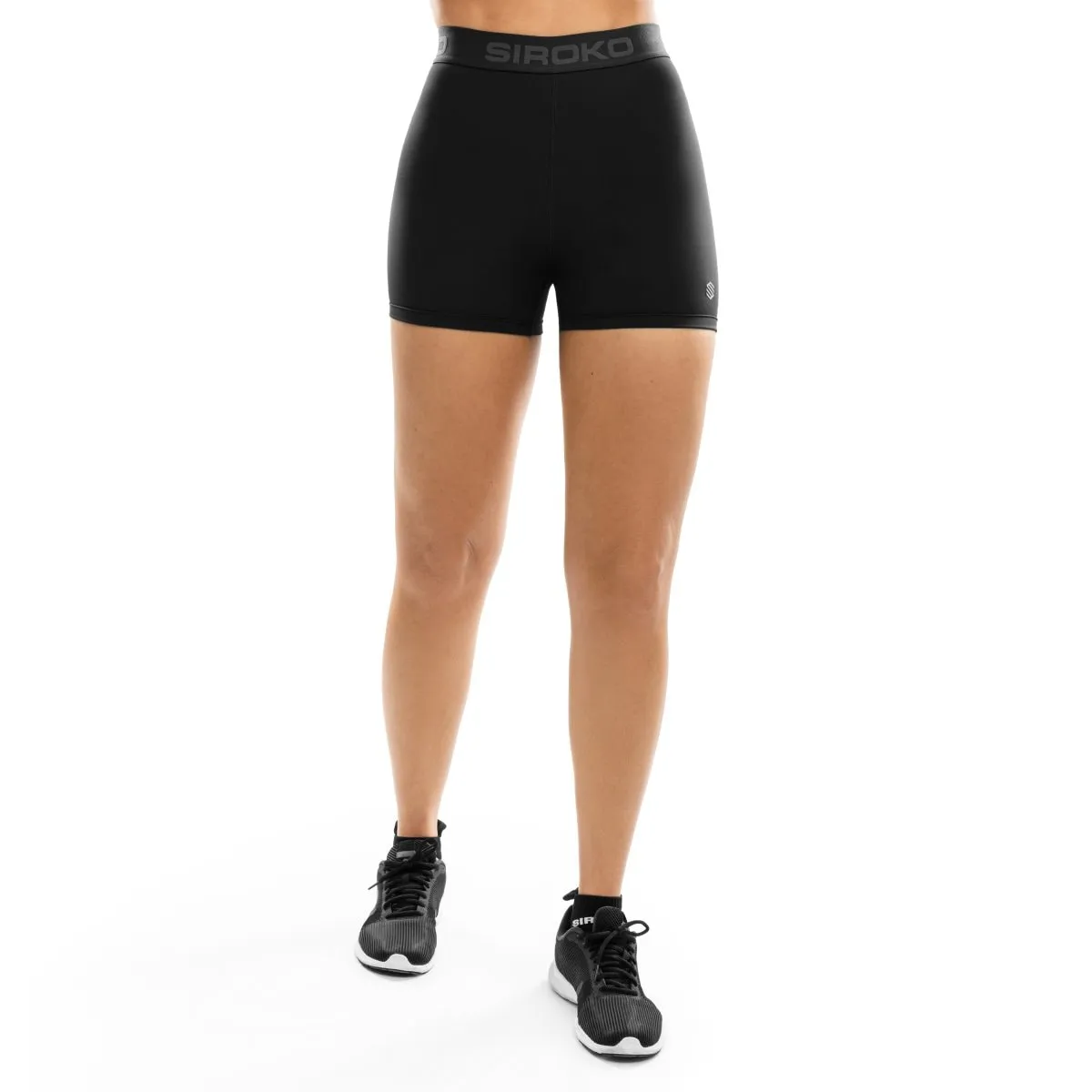 

Женские короткие спортивные шорты Gym-BootyShorts Siroko, черный