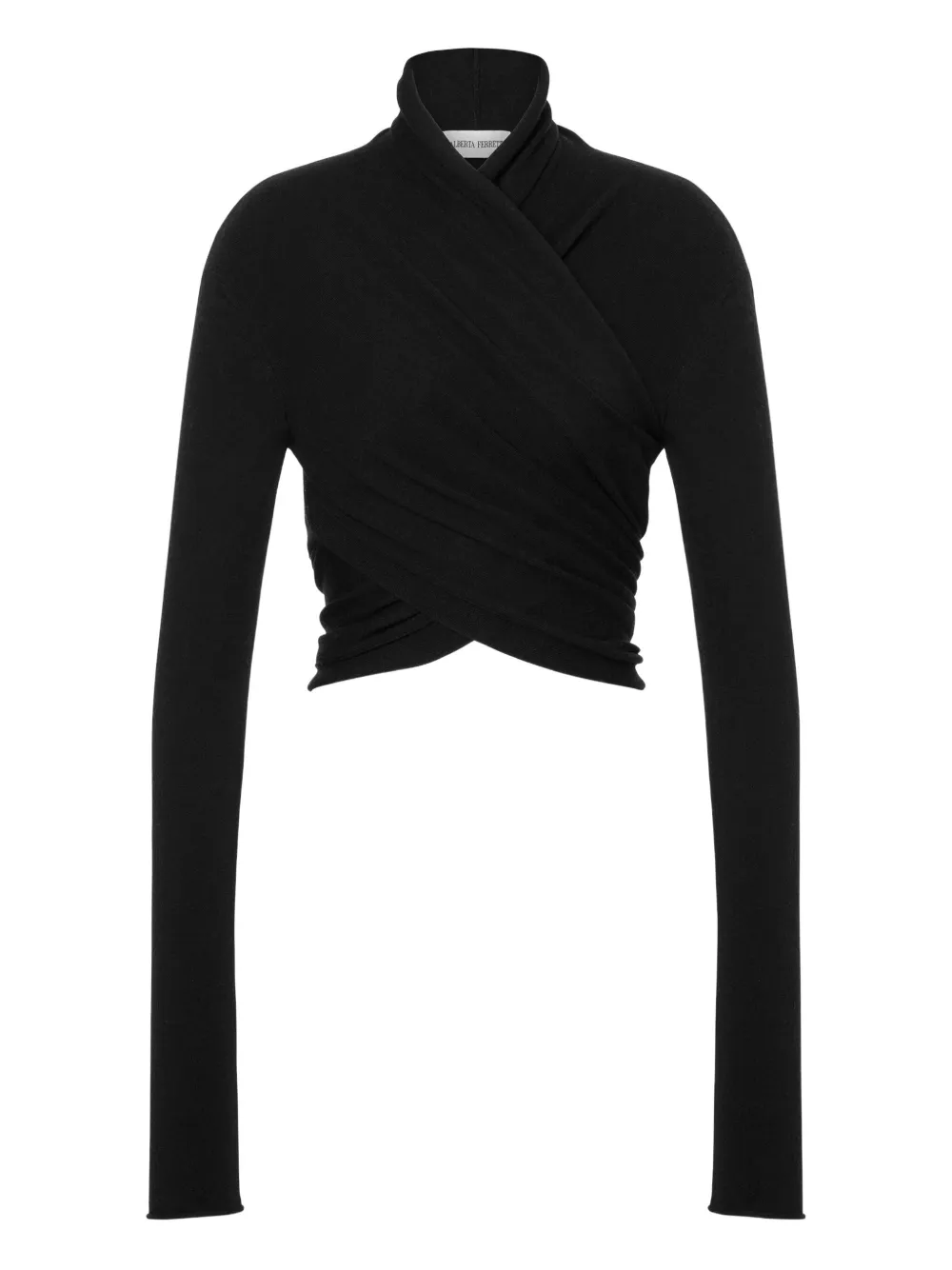 

Джемпер из вирджинской шерсти Alberta Ferretti, черный