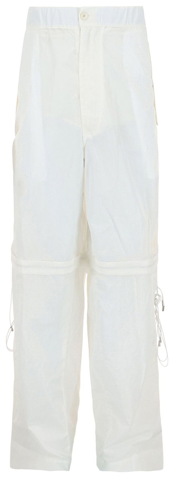 

Брюки-трансформеры Ferragamo на молнии, белые