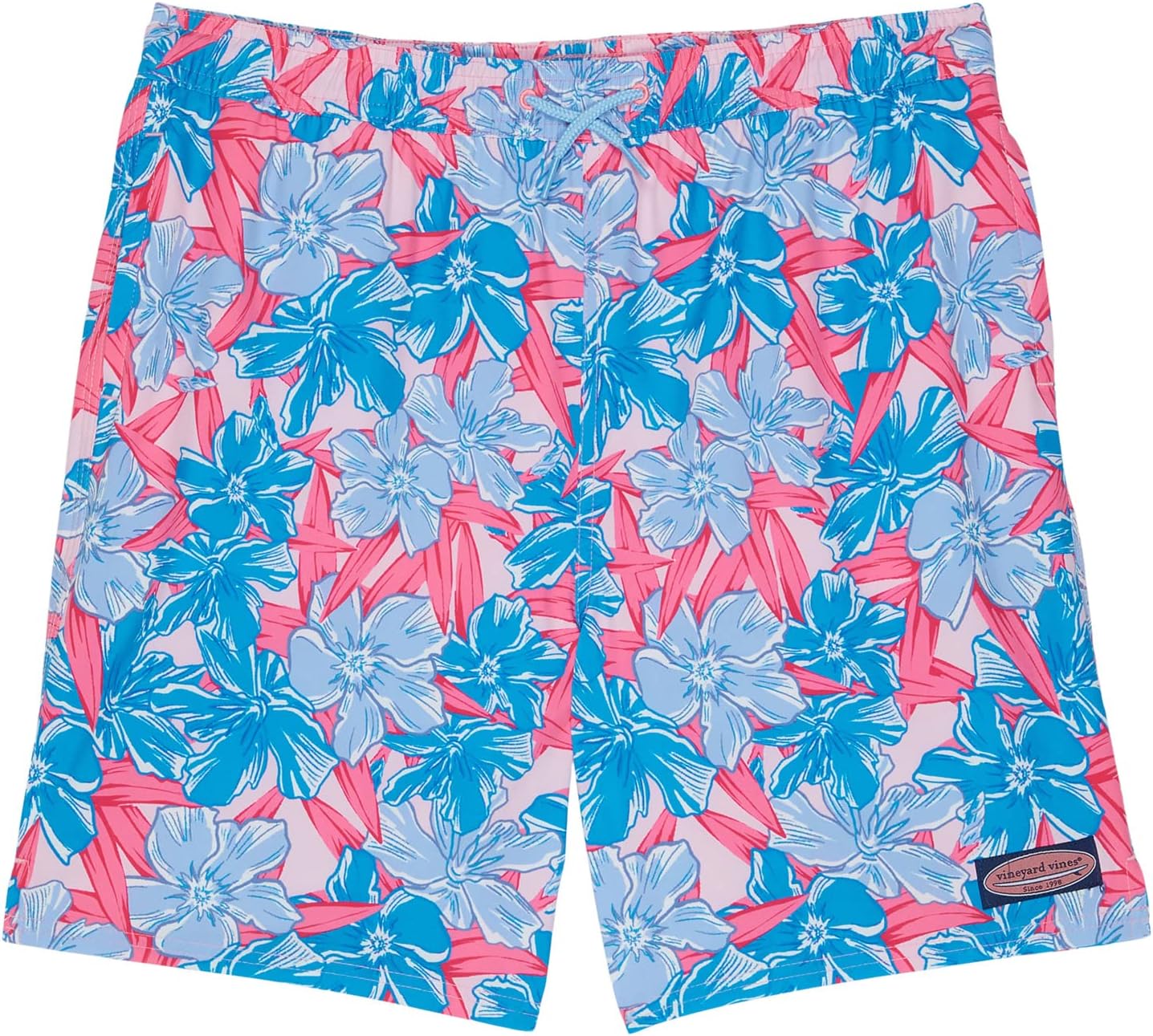 

Шорты для плавания Vineyard Vines Printed Chappy Trunks, цвет Oleander Pink Cloud