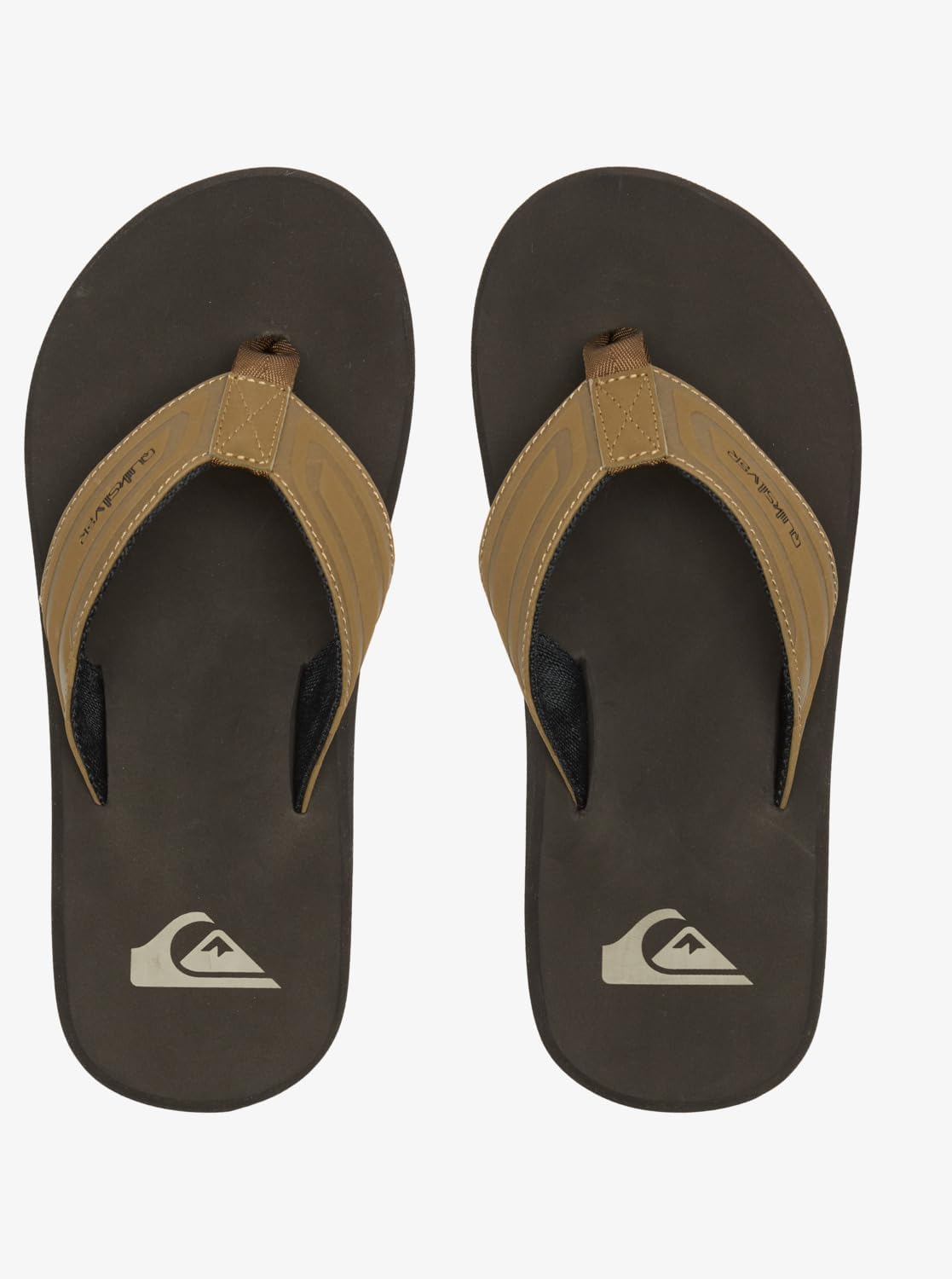 Сандалии Quiksilver Monkey Wrench Core - зеленый/черный/резиновый — фото 4