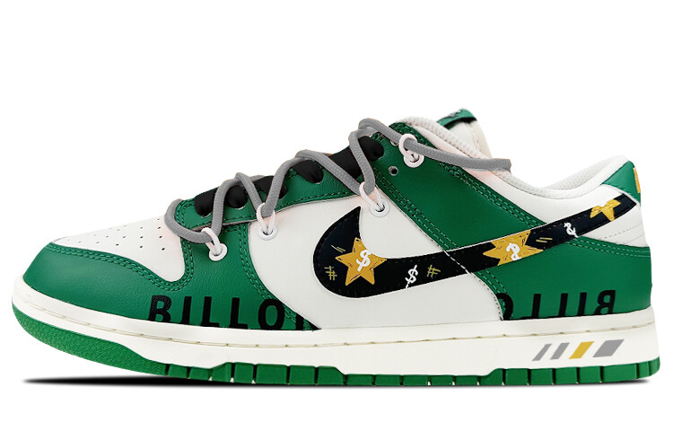 

Кроссовки Nike Dunk Skateboard Shoes Men Low-Top White/Green/Gray