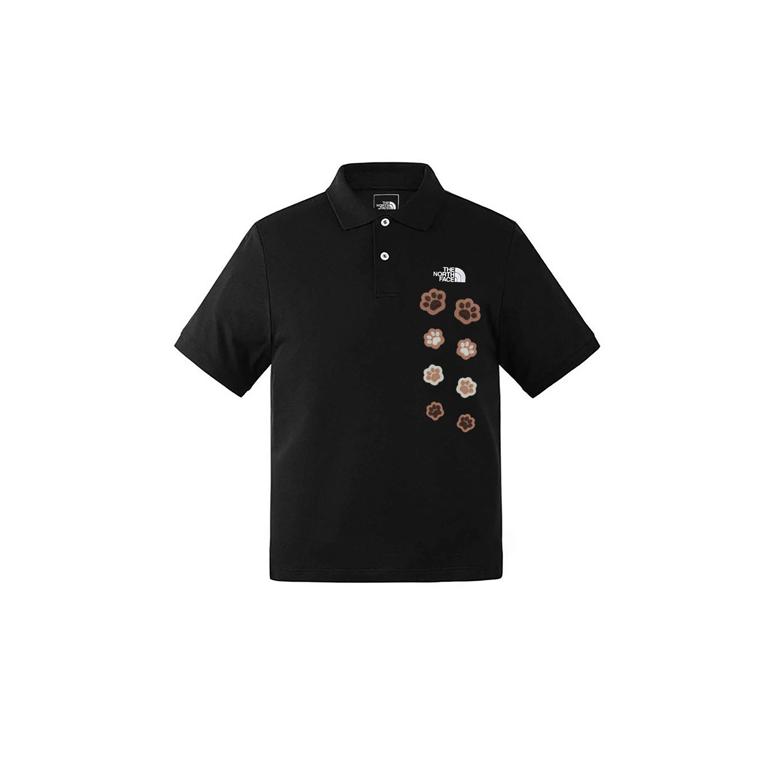 

Мужская поло с коротким рукавом THE NORTH FACE, черный