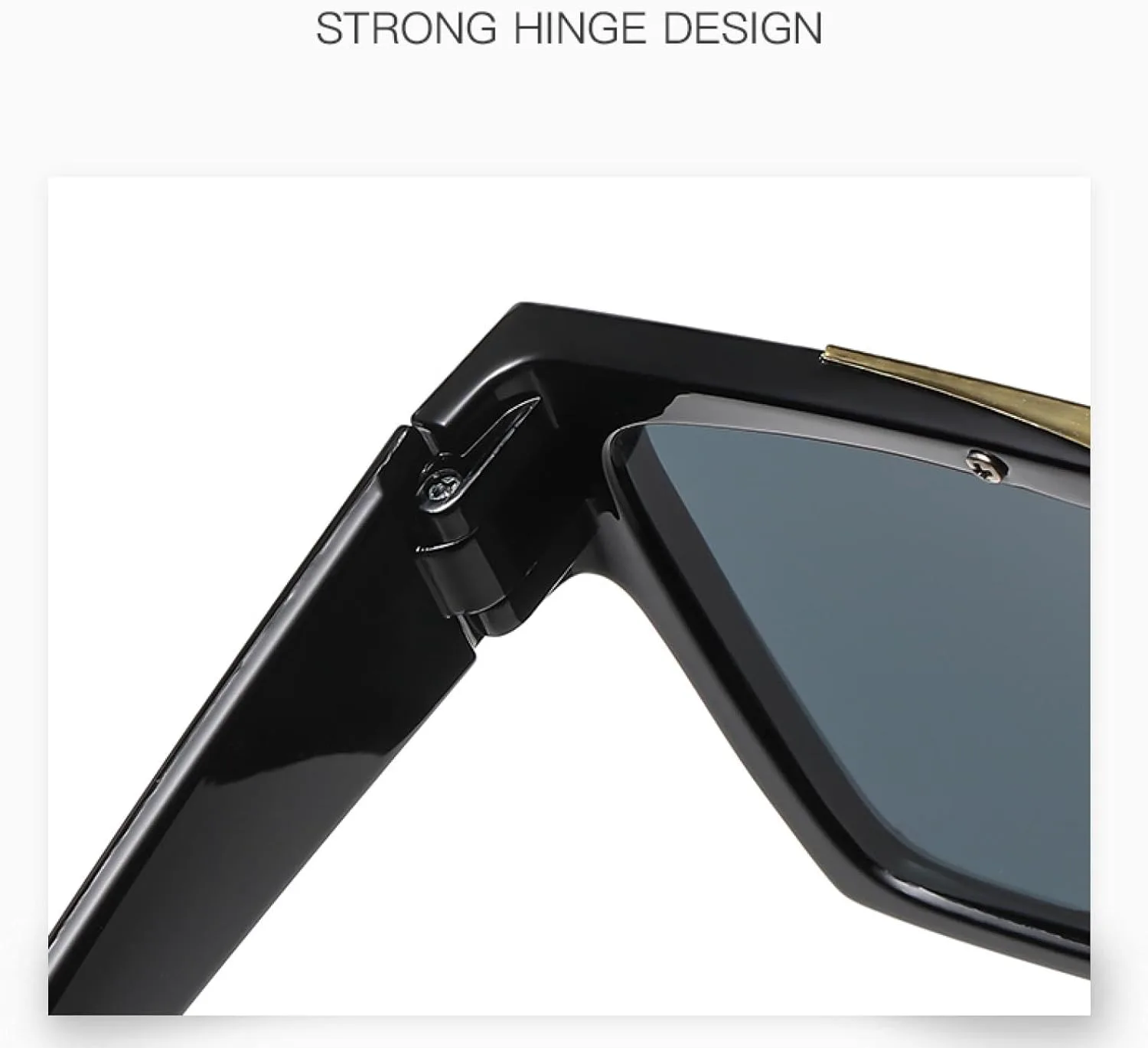 

Большие солнцезащитные очки для женщин и мужчин, винтажные, в крупной оправе, с металлическими вставками, модные солнцезащитные очки TKKTLLT, Milk Tea Grey