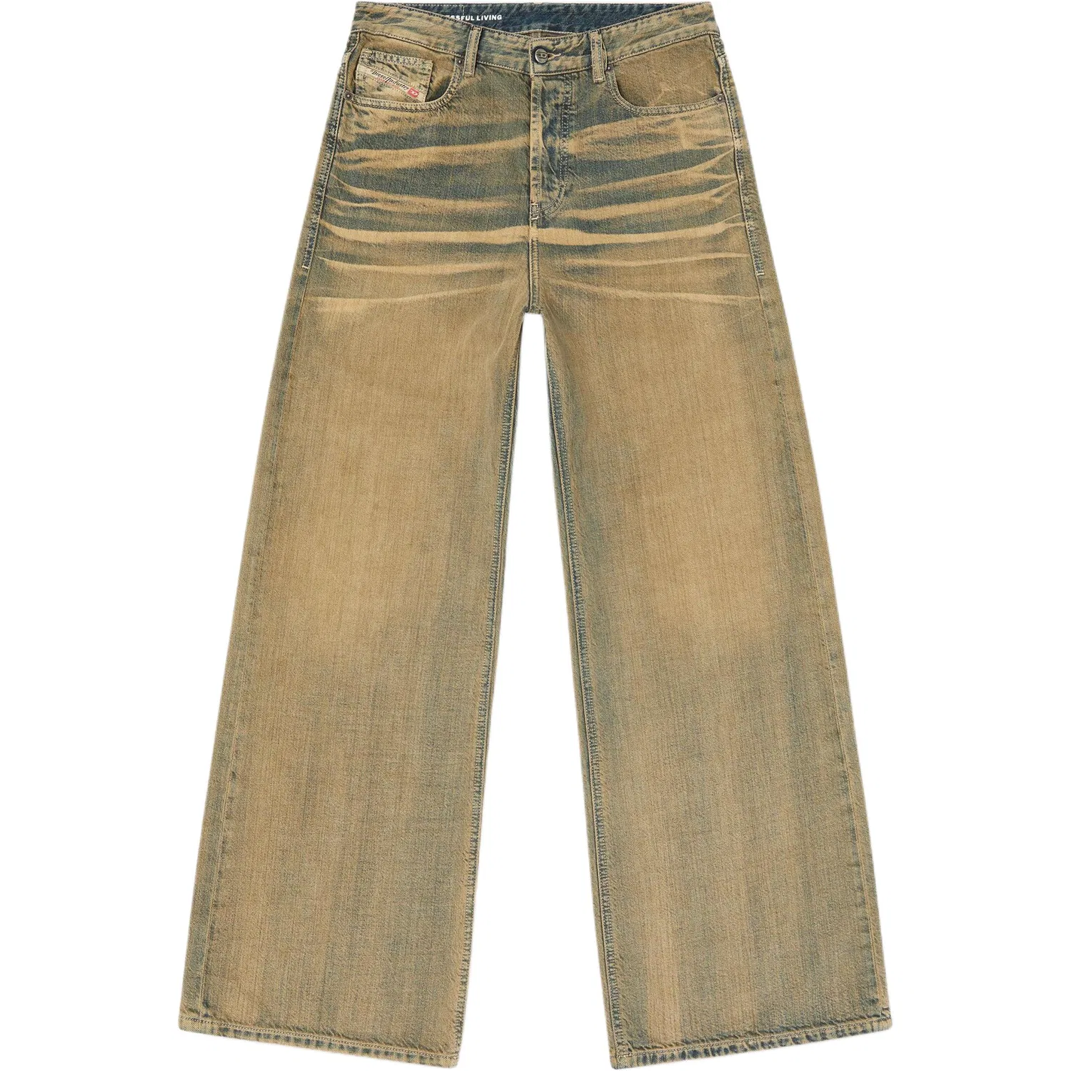Джинсы Relaxed DIESEL Medium Blue
