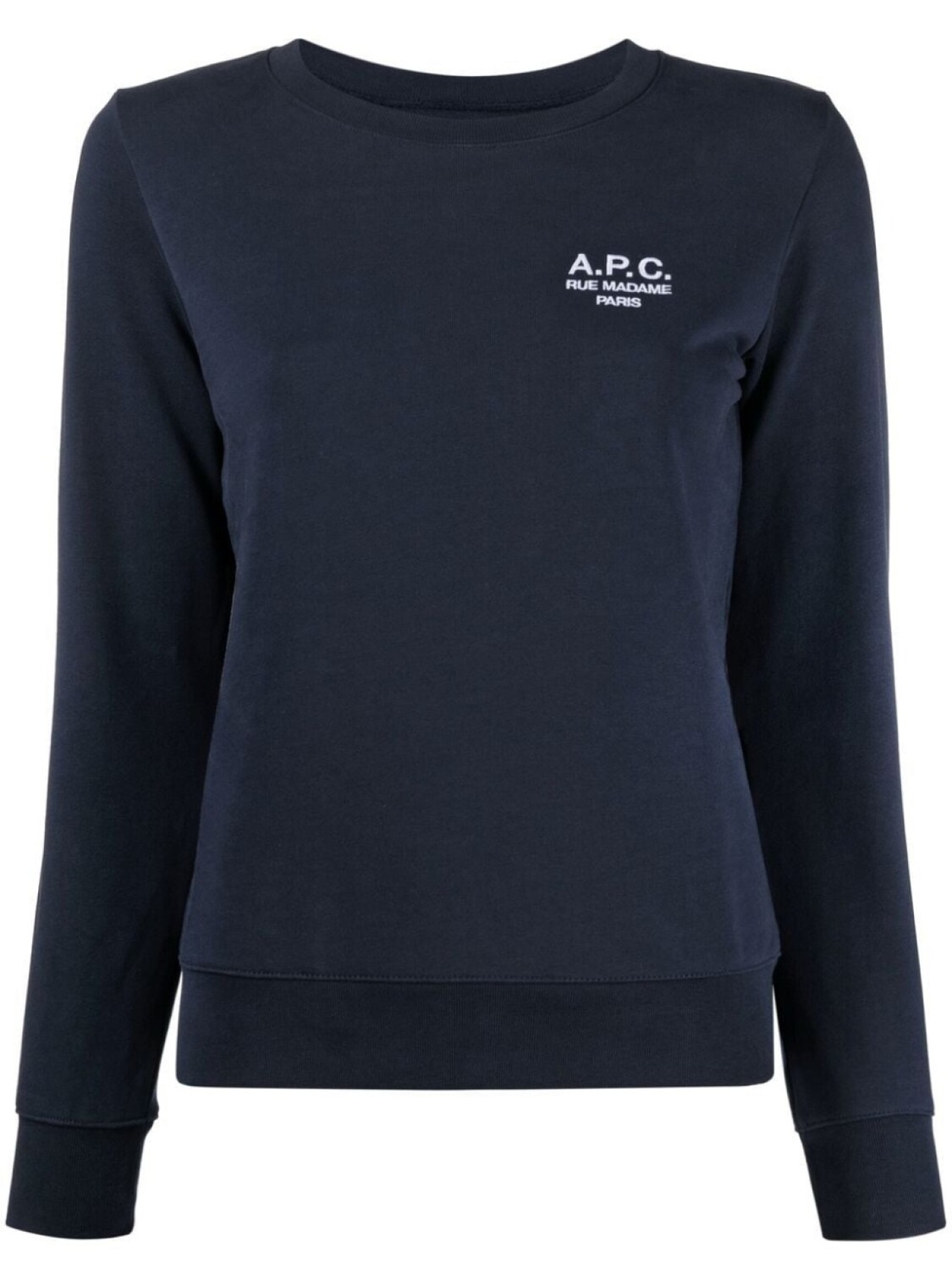 

A.P.C. толстовка Skye с вышитым логотипом, синий
