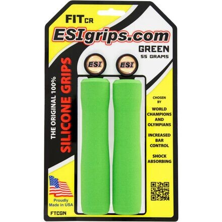 

FIT CR Ручка для горного велосипеда ESI Grips, зеленый