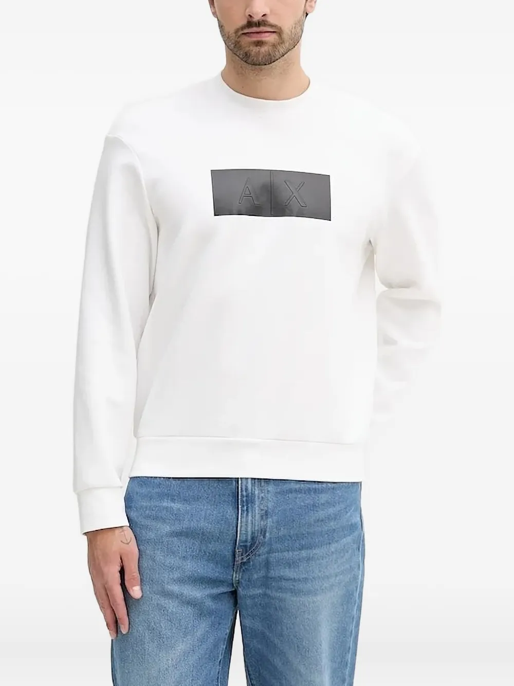 

Толстовка с логотипом Armani Exchange, белый