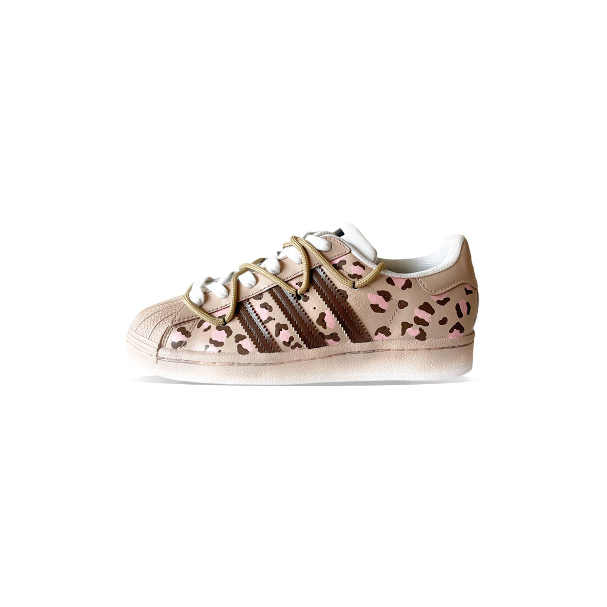

Скейтборд-кеды Superstar, унисекс, низкие, розовый/коричневый Adidas Originals