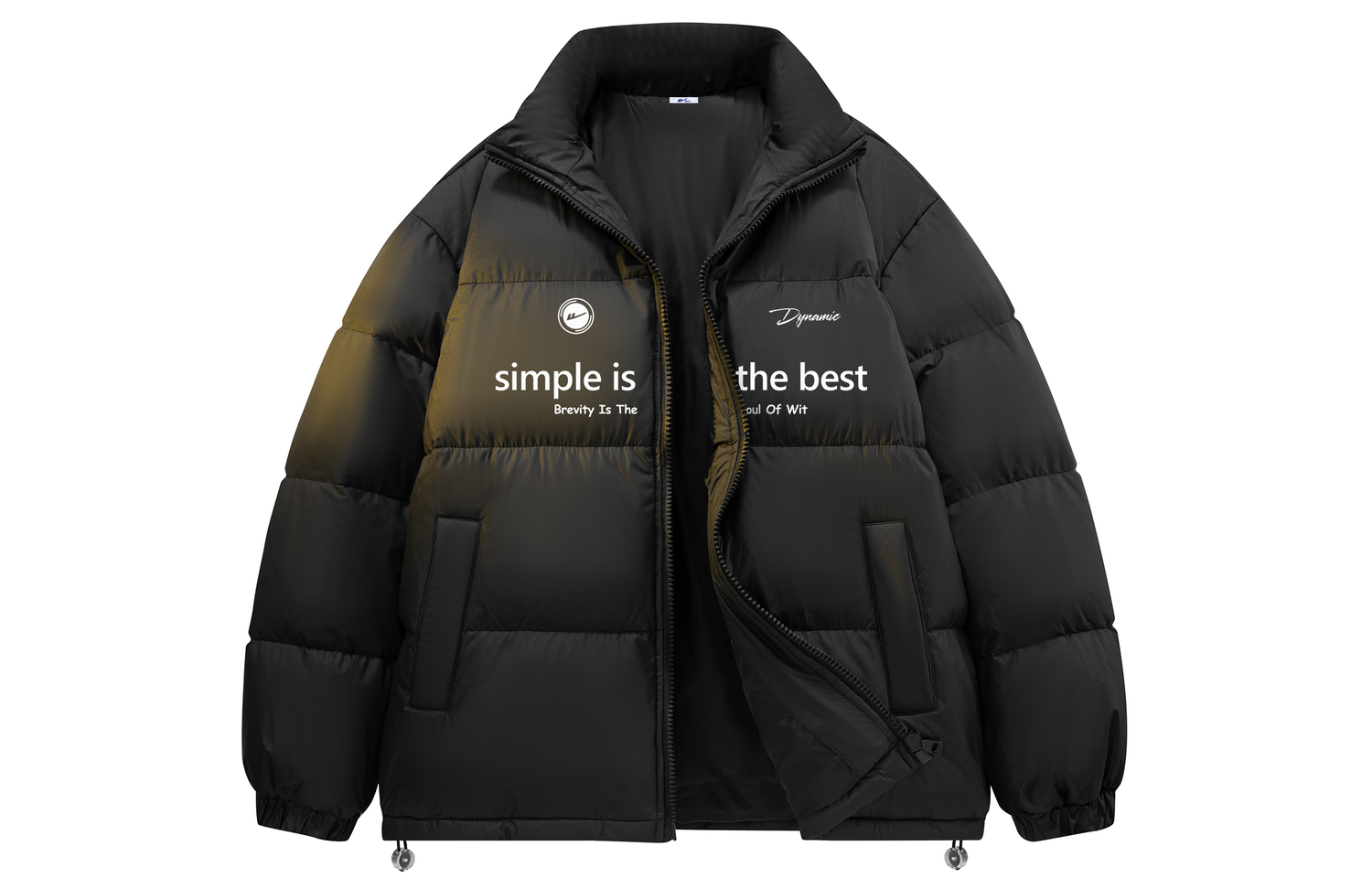 

WARRIOR Пуховик унисекс серии Candy Cube, Black