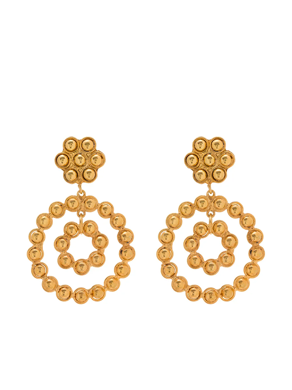 

Серьги-клипсы Flower Candies Sylvia Toledano, золотистый