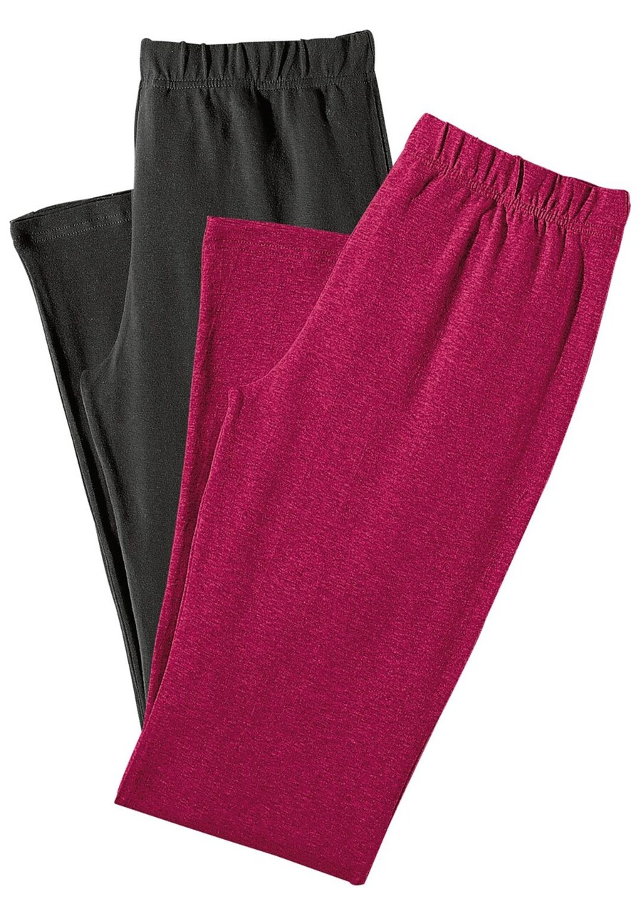 

Облегающие пижамные брюки VIVANCE, цвет Raspberry/Black