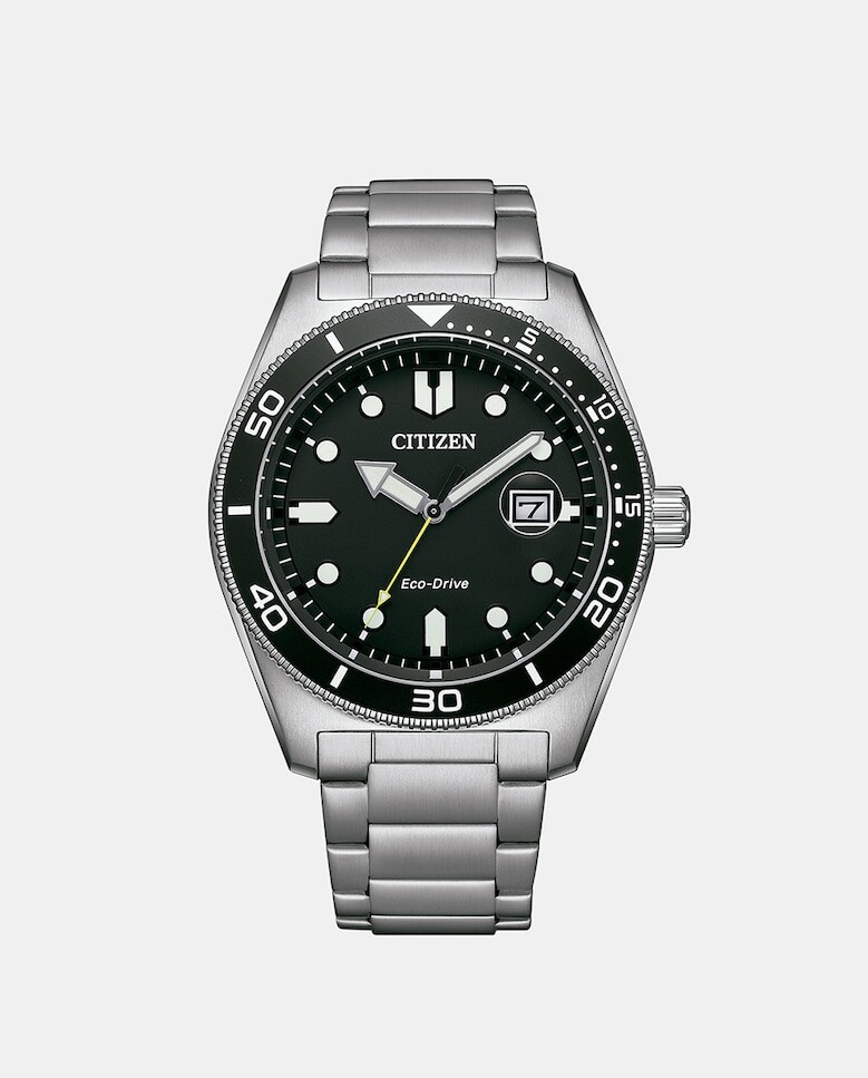

Off Collection AW1760-81E Eco-Drive стальные мужские часы Citizen, серебро