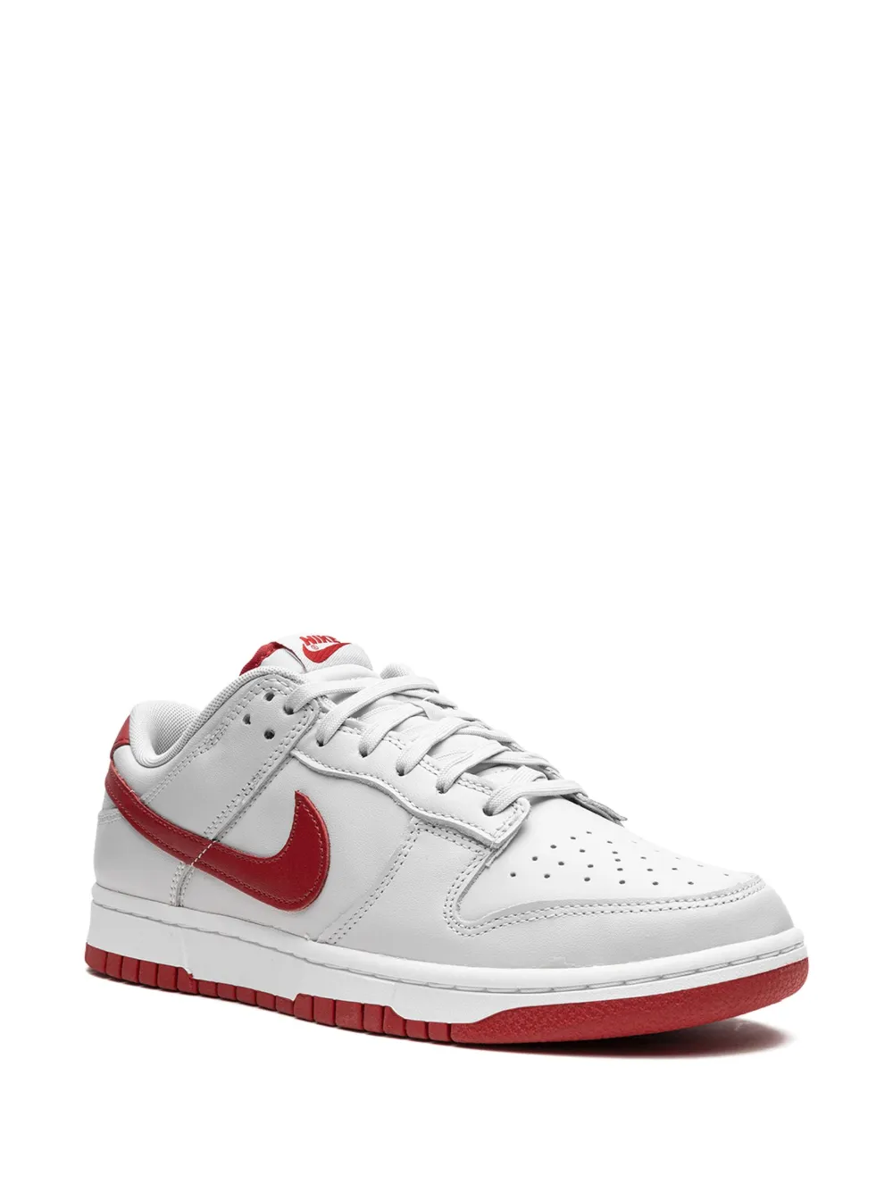 Кроссовки Dunk Low 'Vast Grey/Varsity Red' Nike, белый — фото 2