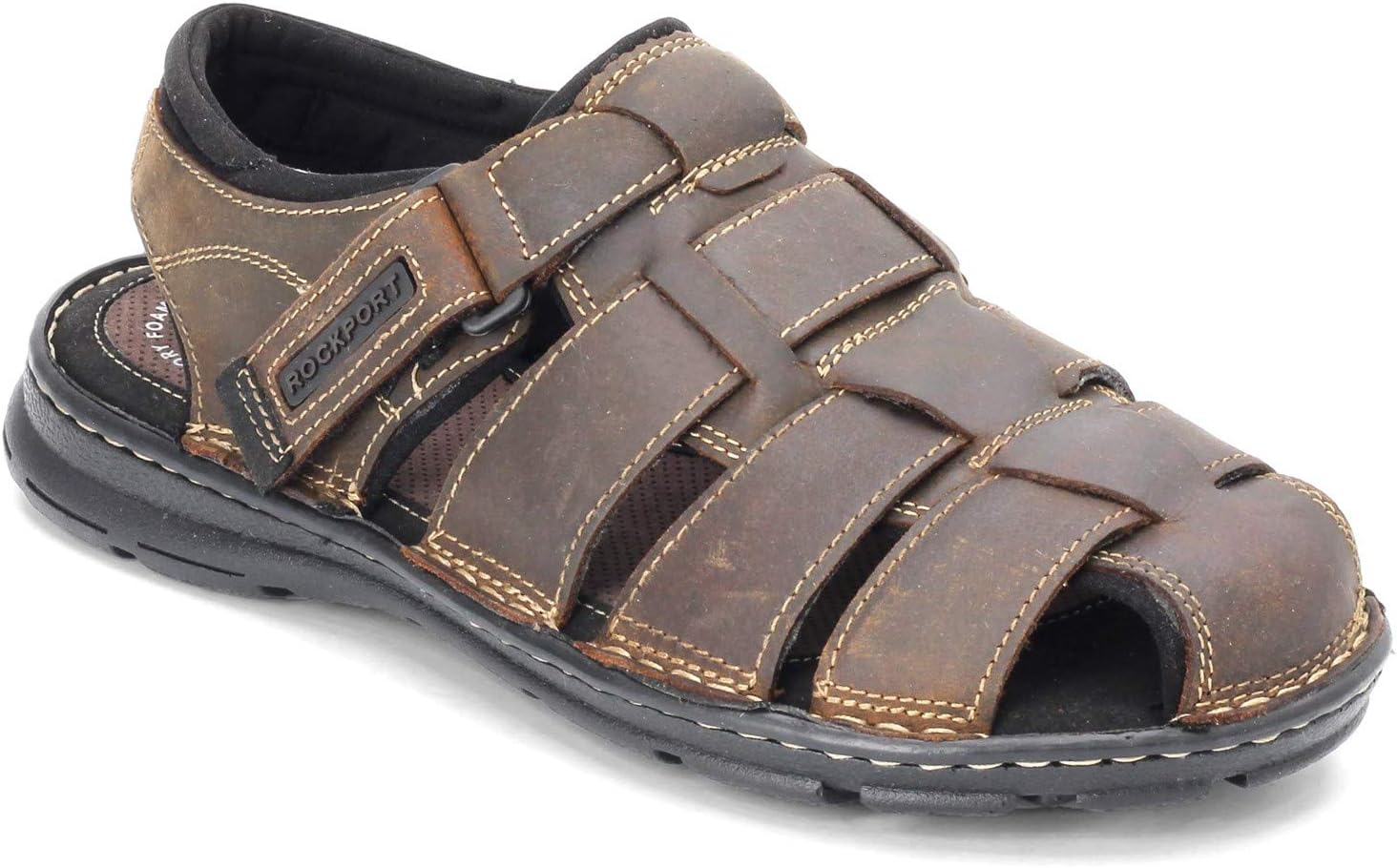 Мужские сандалии Rockport Darwyn Fishermen, Brown II Lea