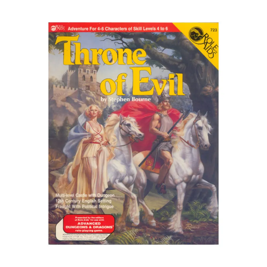 

Модуль Throne of Evil, Roleaids - Fantasy Modules & Supplements (D&D, AD&D)