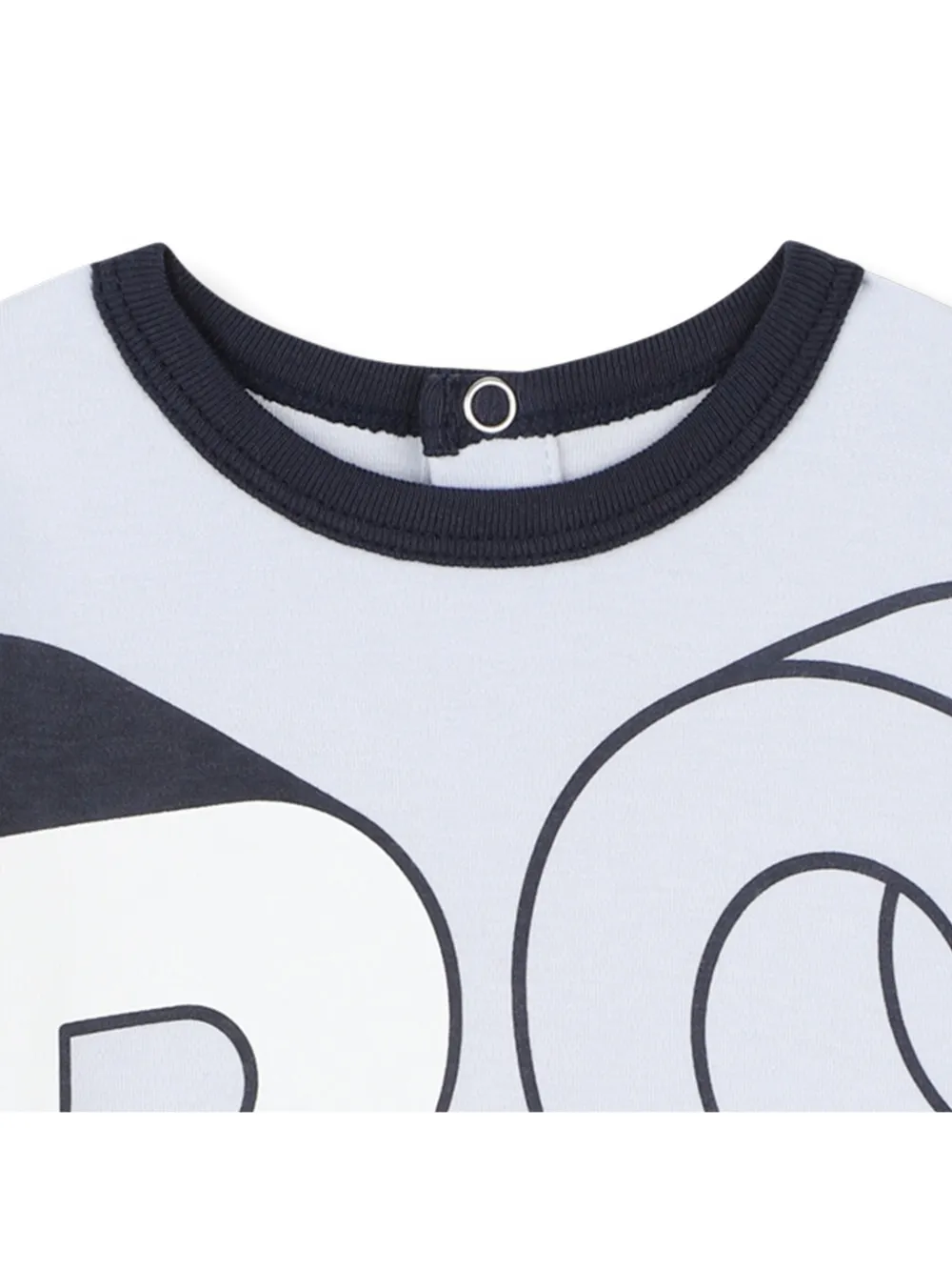 Пижама с графичным принтом BOSS Kidswear, синий — фото 3