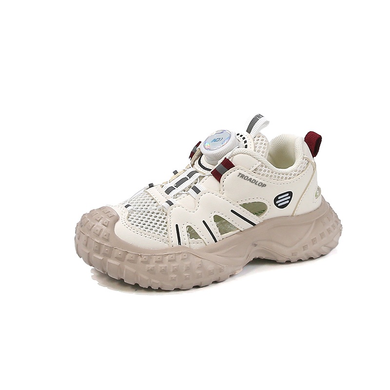 

Противоскользящая, легкая, амортизирующая и дышащая детская обувь для активного отдыха TROADLOP, бежевый