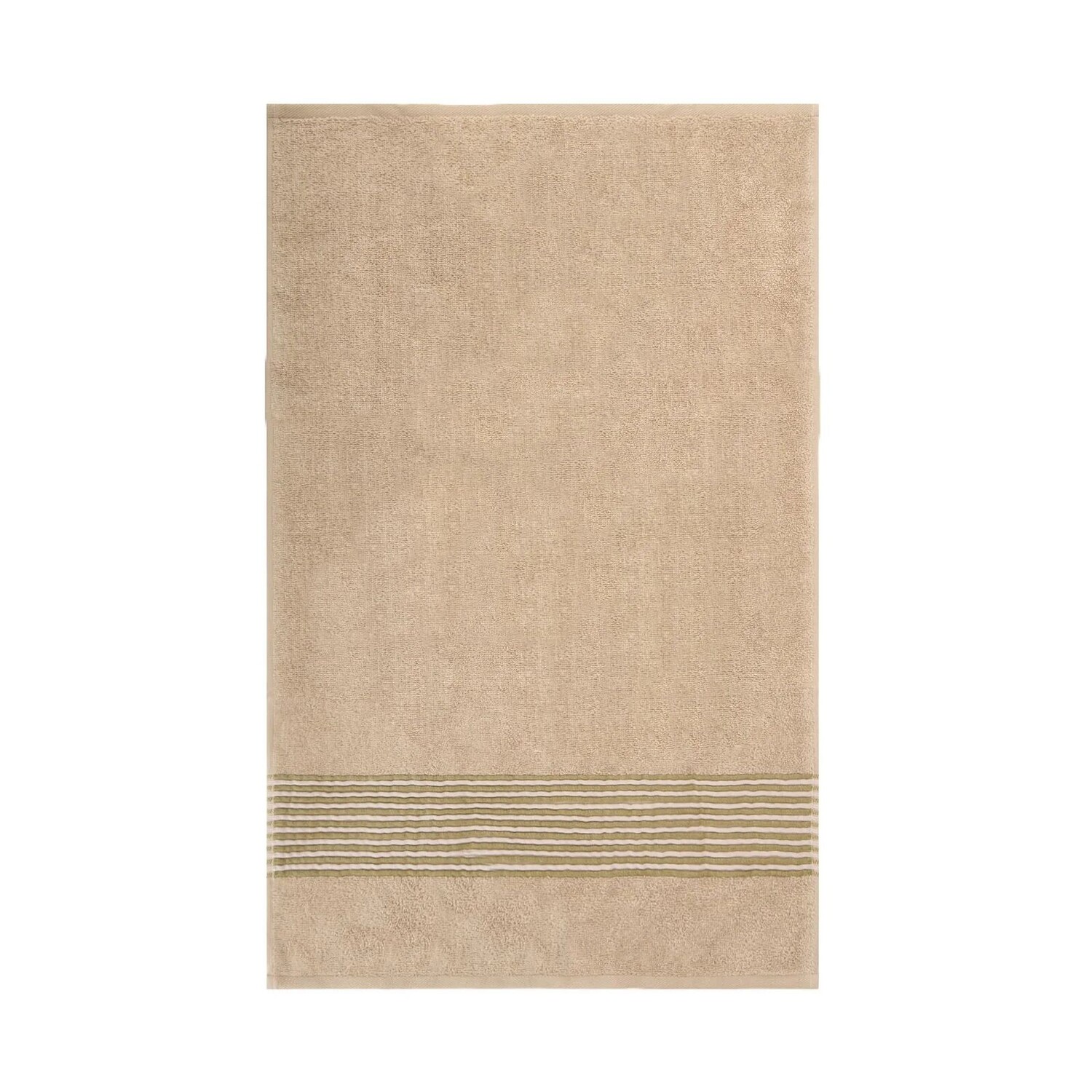 

Полотенце для лица Evidea Soft, окрашенное в пряже, с каймой, бежевое, 50x80 см