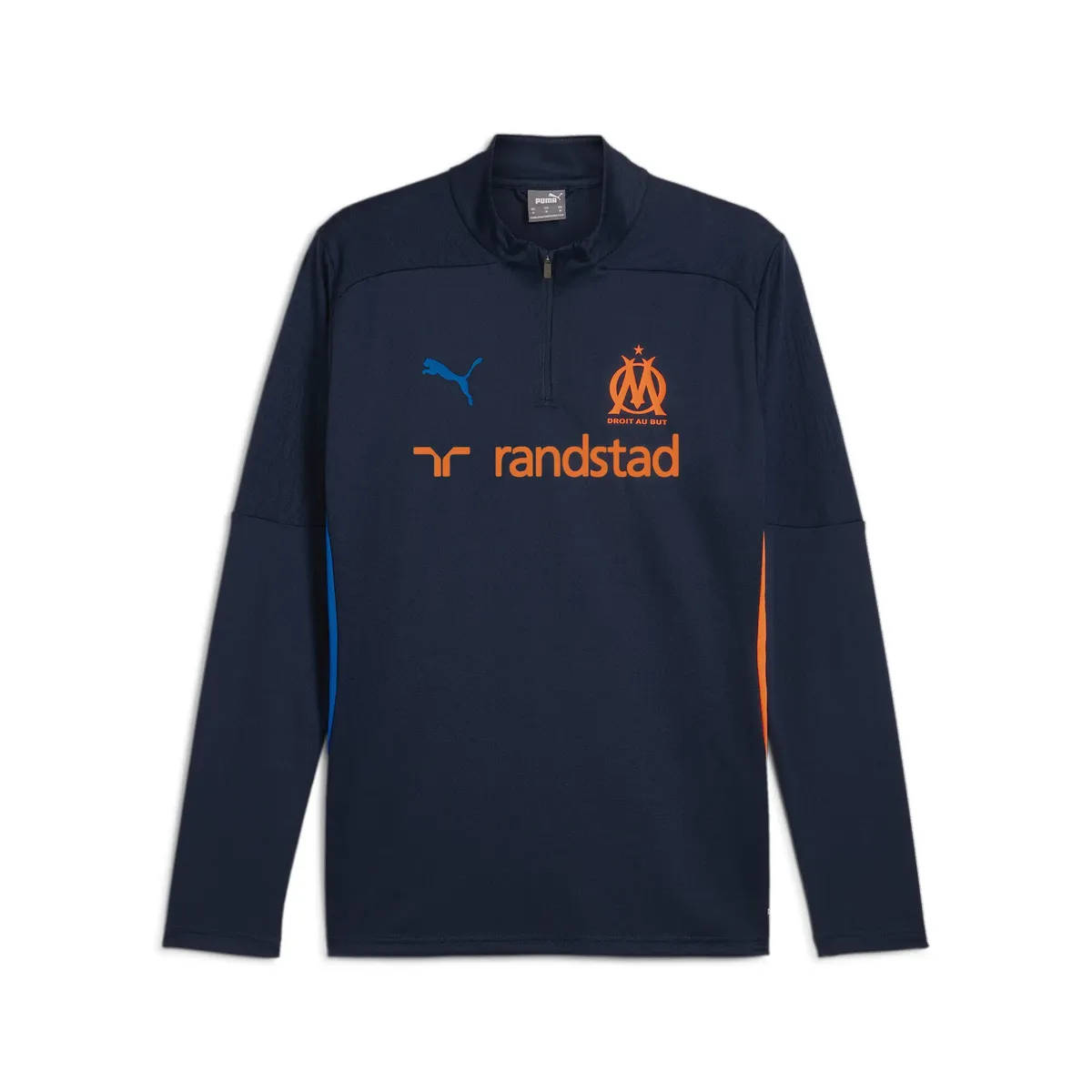 

Толстовка PUMA "Лучшие мужчины для тренировок Олимпика Марселя", цвет Club Navy Fluro Orange Pes Blue