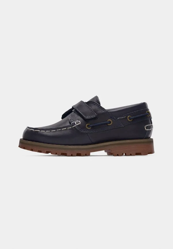 Оригинальные лодочные туфли унисекс Timberland, Navy — фото 2