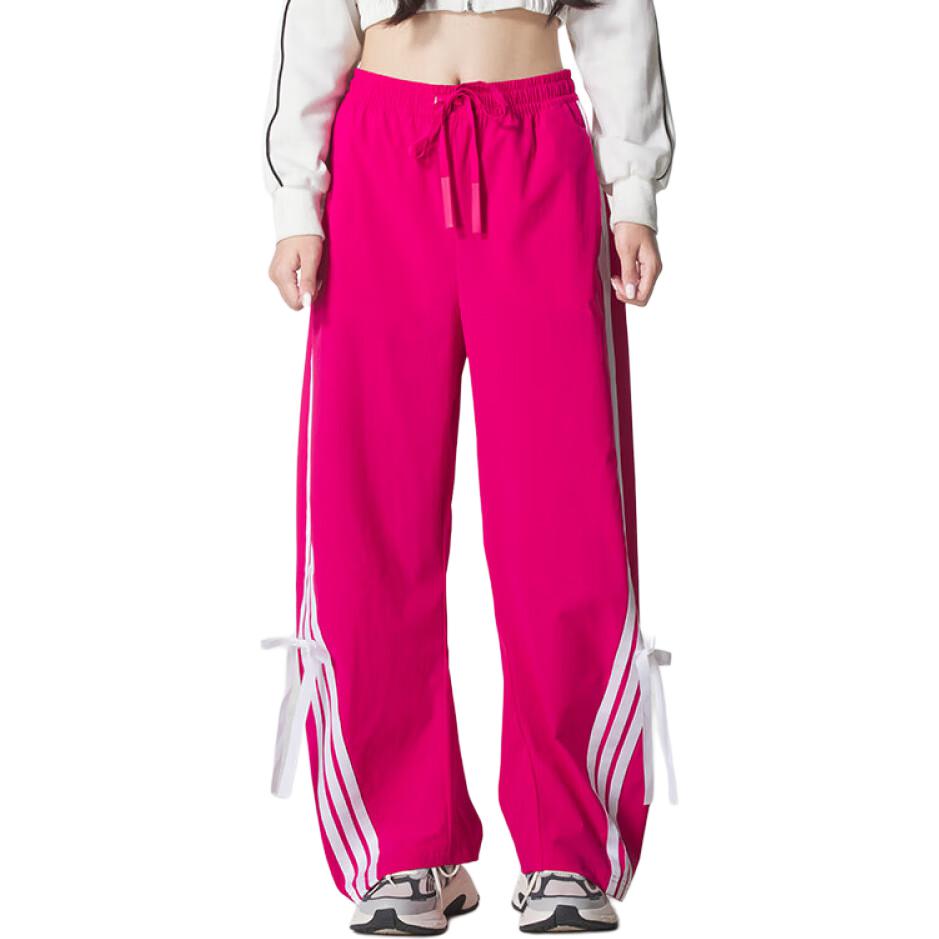 Adidas Женские повседневные брюки розового цвета — фото 3