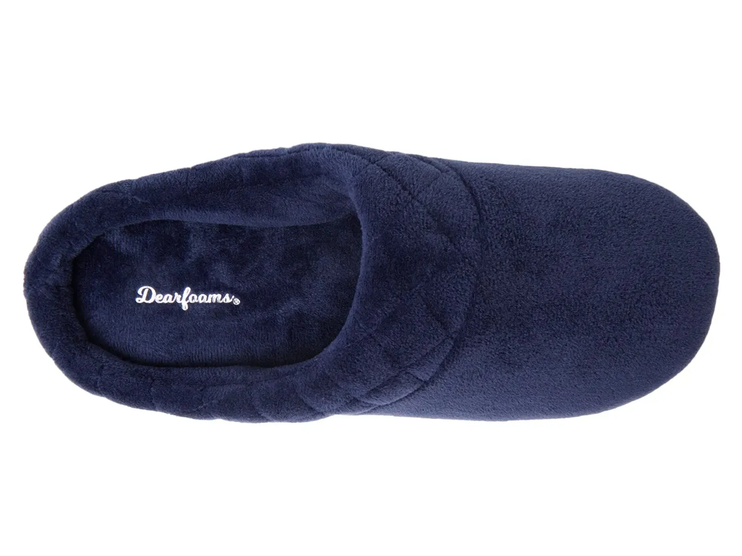 Тапочки Dearfoams Darcy Clog Slipper - женские, темно-синие — фото 4