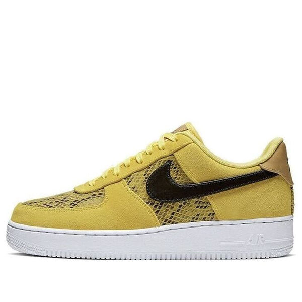 

Кроссовки air force 1 низкие Nike, желтый