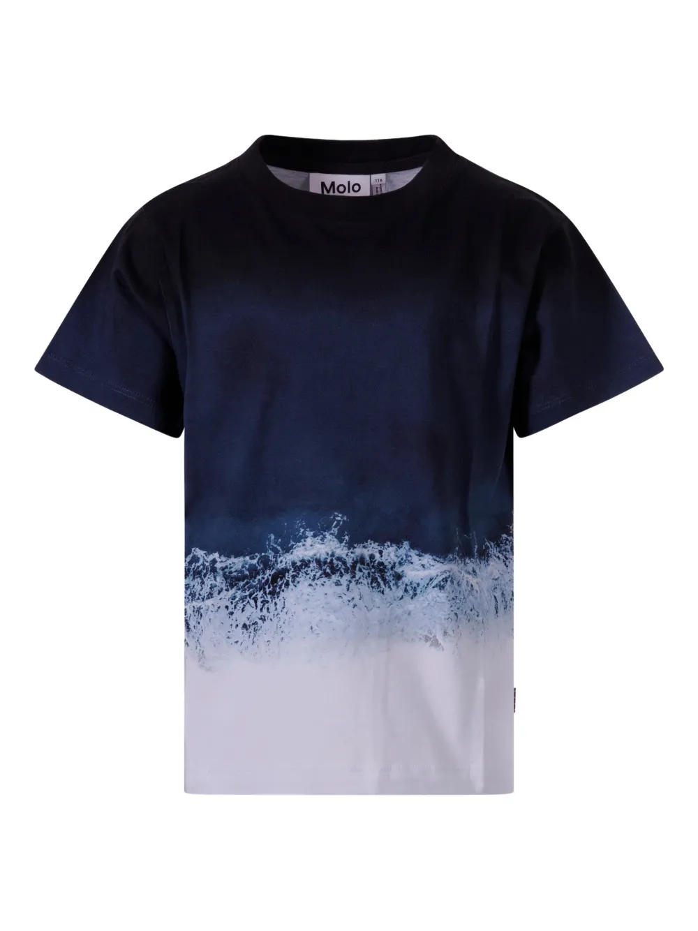 

Футболка с принтом в виде волн Molo, синий