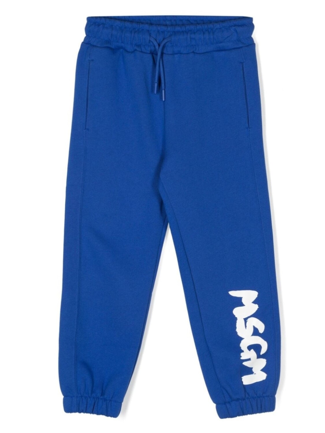 

MSGM Kids спортивные брюки с логотипом, синий