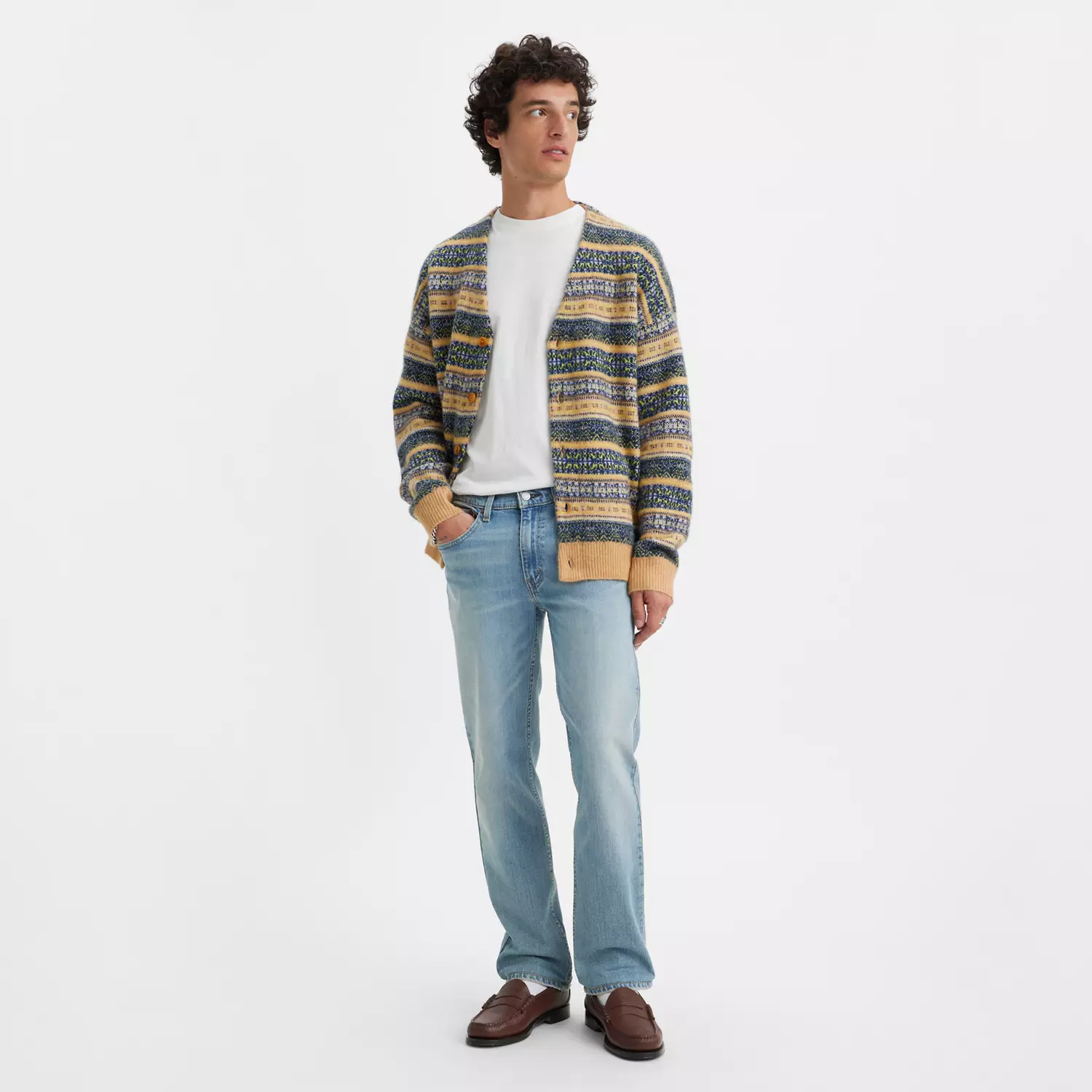 

Мужские джинсы прямого кроя 514 Levi's, цвет Any Second Now - Medium Wash - Stretch