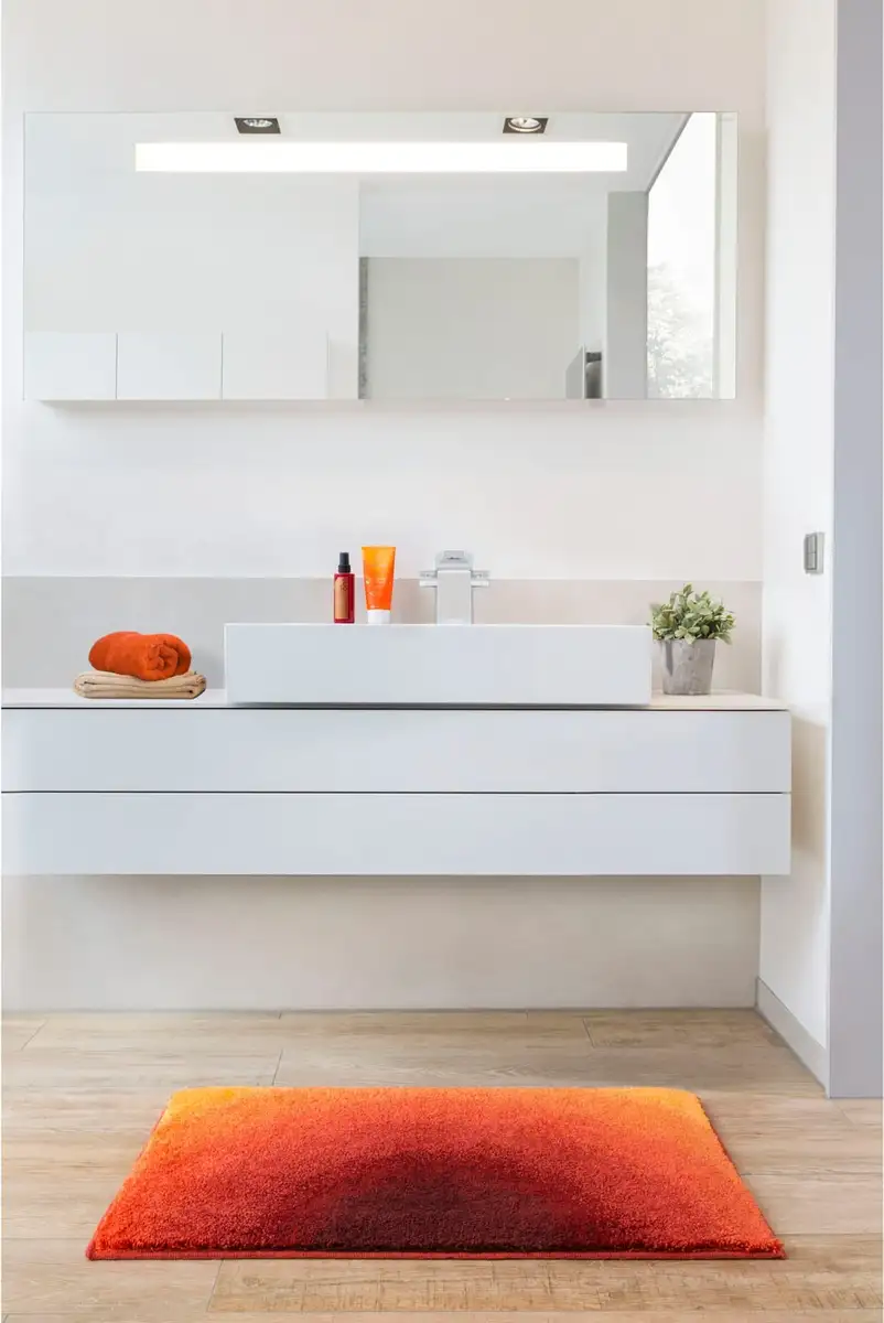 

Базовый коврик для ванной Grund прямоугольный (70х120 см), цвет orange