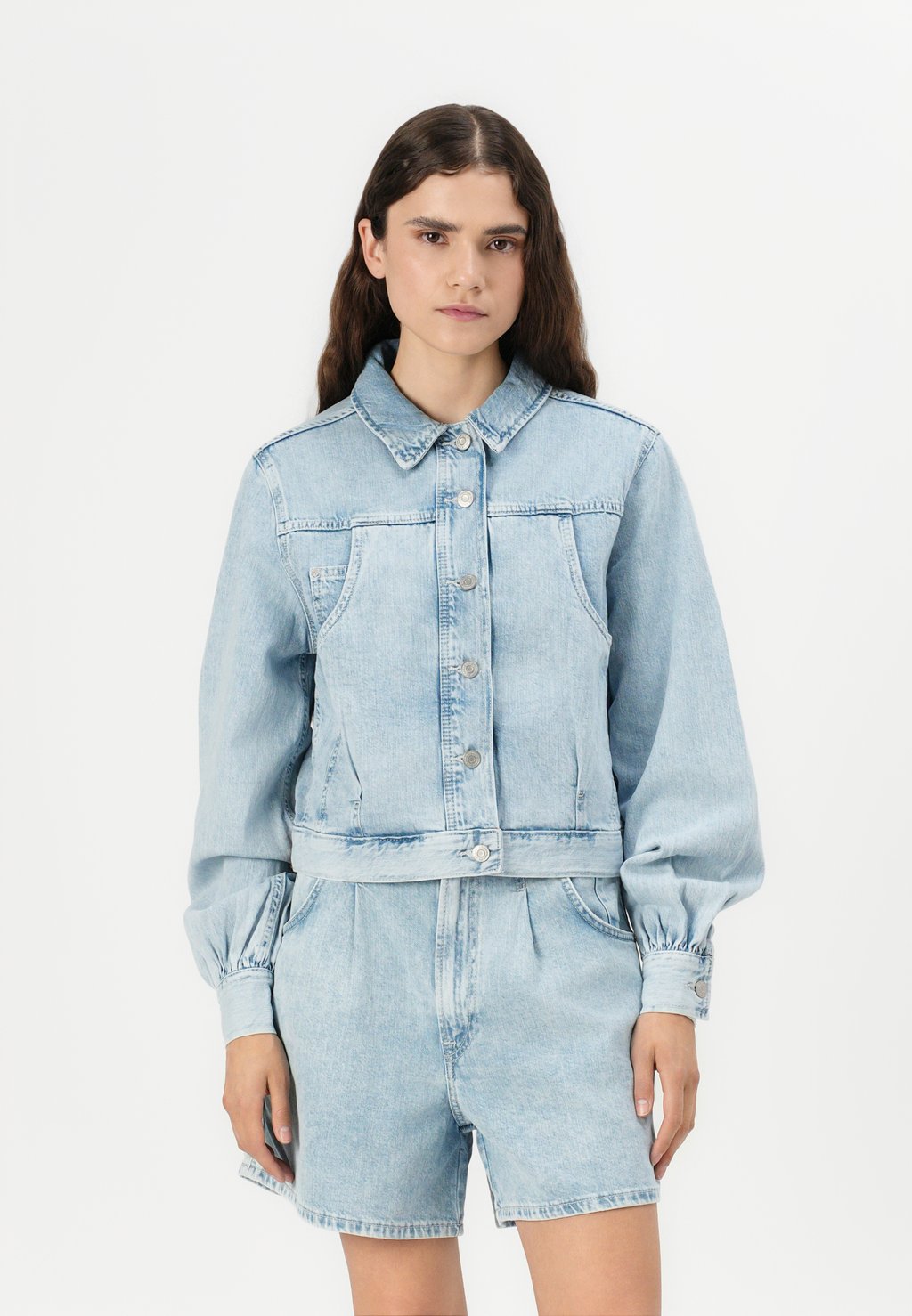 

Джинсовая куртка MADELINE Pepe Jeans, цвет Blue Denim