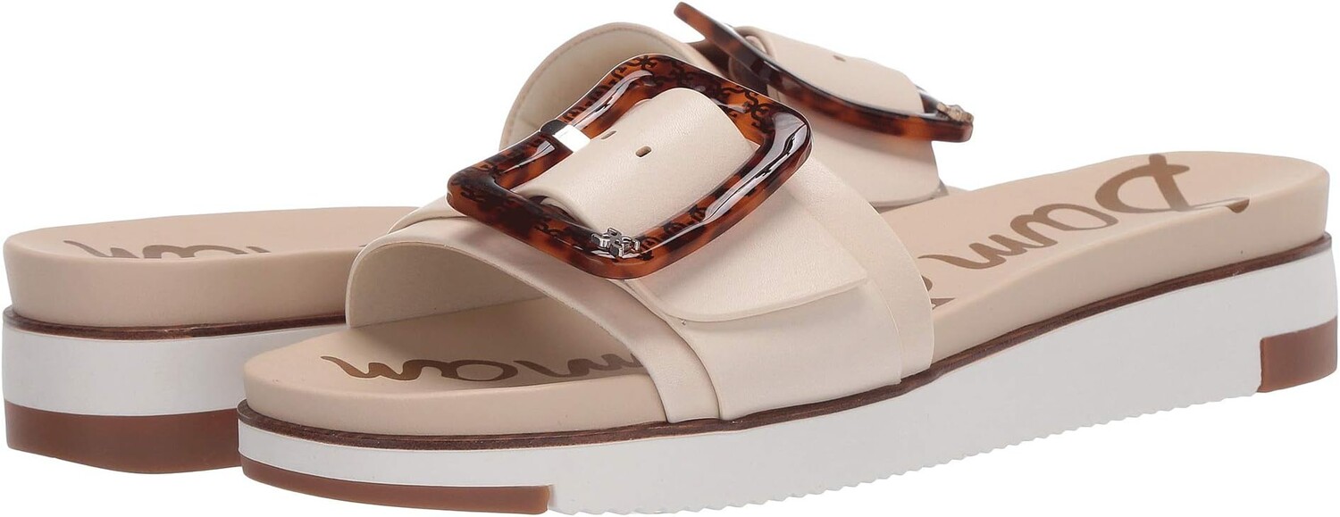 

Сандалии на плоской подошве Ariane Sam Edelman, цвет Modern Ivory Heavy Texas Veg Leather