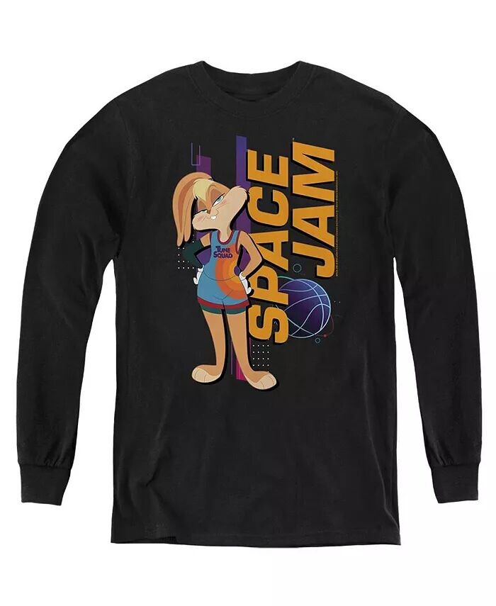 

Толстовка Lola Standing с длинным рукавом для мальчиков Space Jam 2, черный
