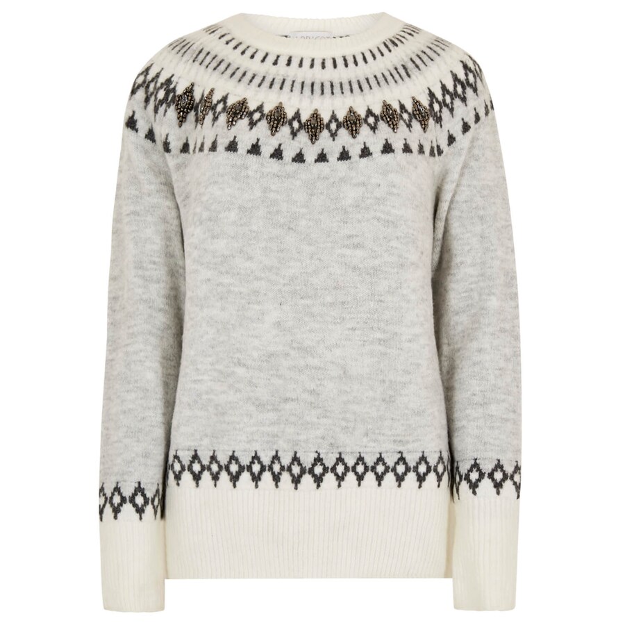 

Свитер Apricot Fair Isle Gem, цвет Grey/Dark grey