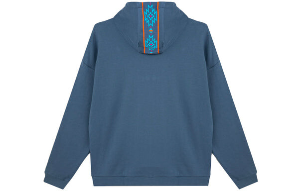 Толстовка adidas originals Fp Print Sports Pullover For Men Blue, синий — фото 2