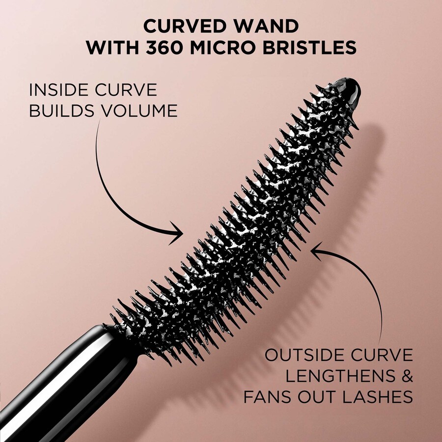 Водостойкая тушь для ресниц Lash Idôle Lash-Lifting & Volumizing Lancôme, 0.27 oz/8mL, 01 Glossy Black — фото 2