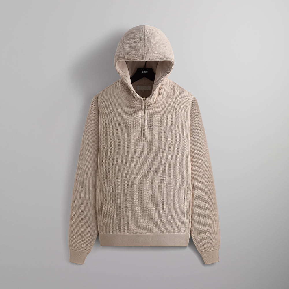 

Худи Kith Bonded Waffle Coleman Quarter Zip Hoodie, цвет Session