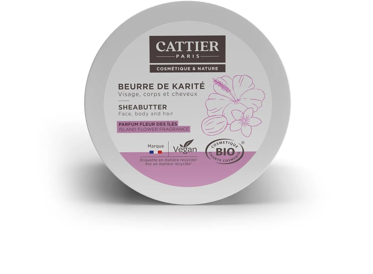 Масло ши Cattier с ароматом цветка острова, 100 г Cattier Paris