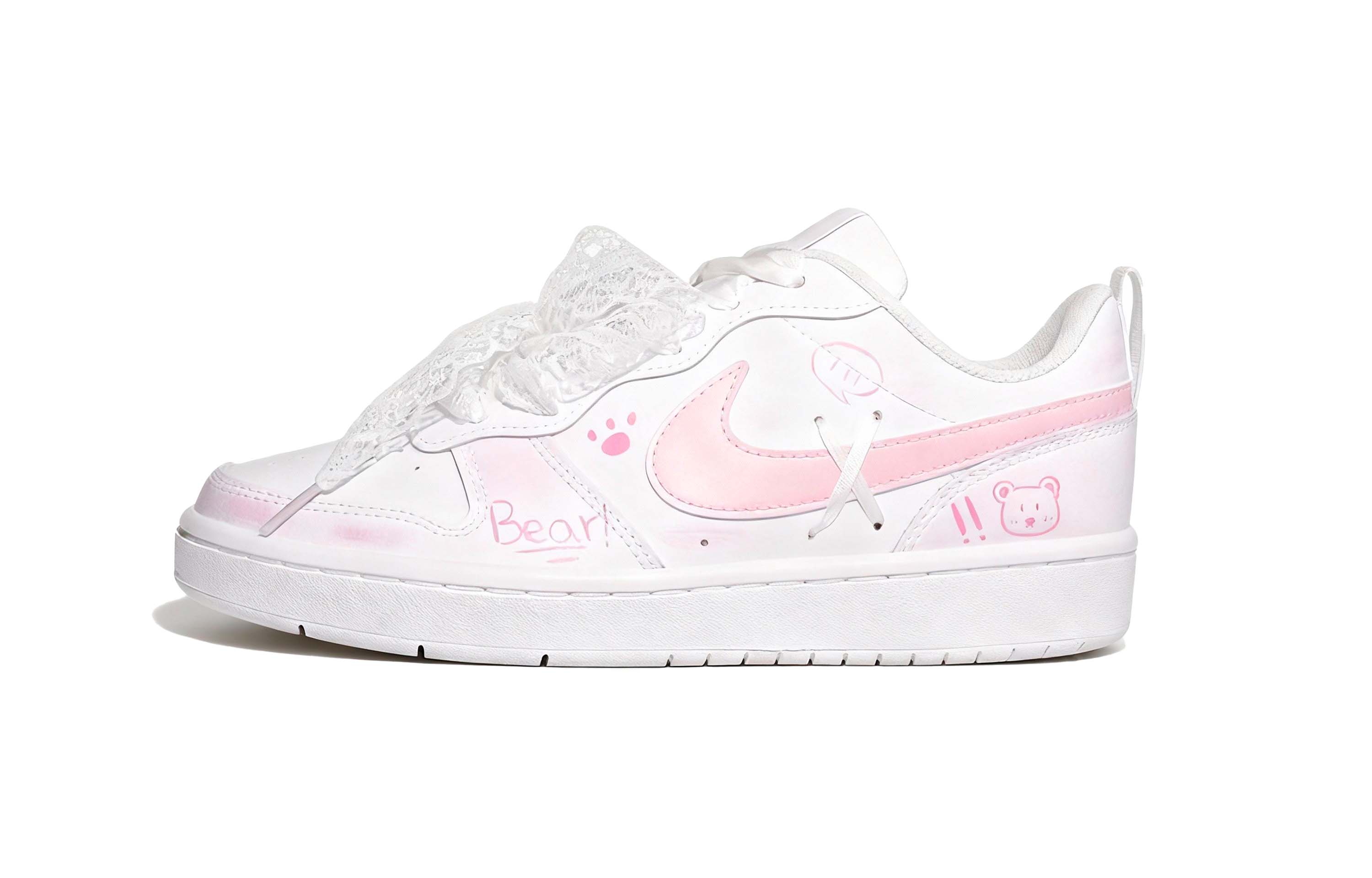 

Детские скейтерские кеды Court Borough Nike, белый