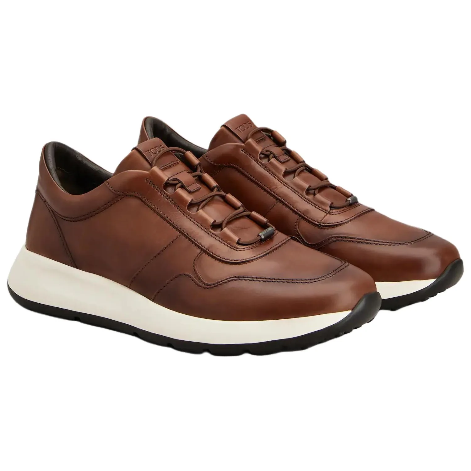 TOD'S Кроссовки Casual Red Dot Low Top Men's Brown — фото 4