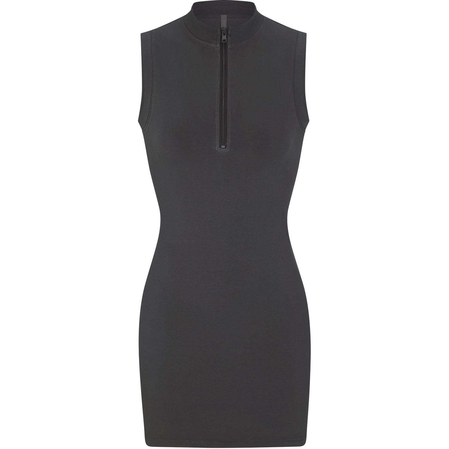 

Новое винтажное платье-мини с молнией без рукавов sleeveless dress women's ash/gray Skims, серый