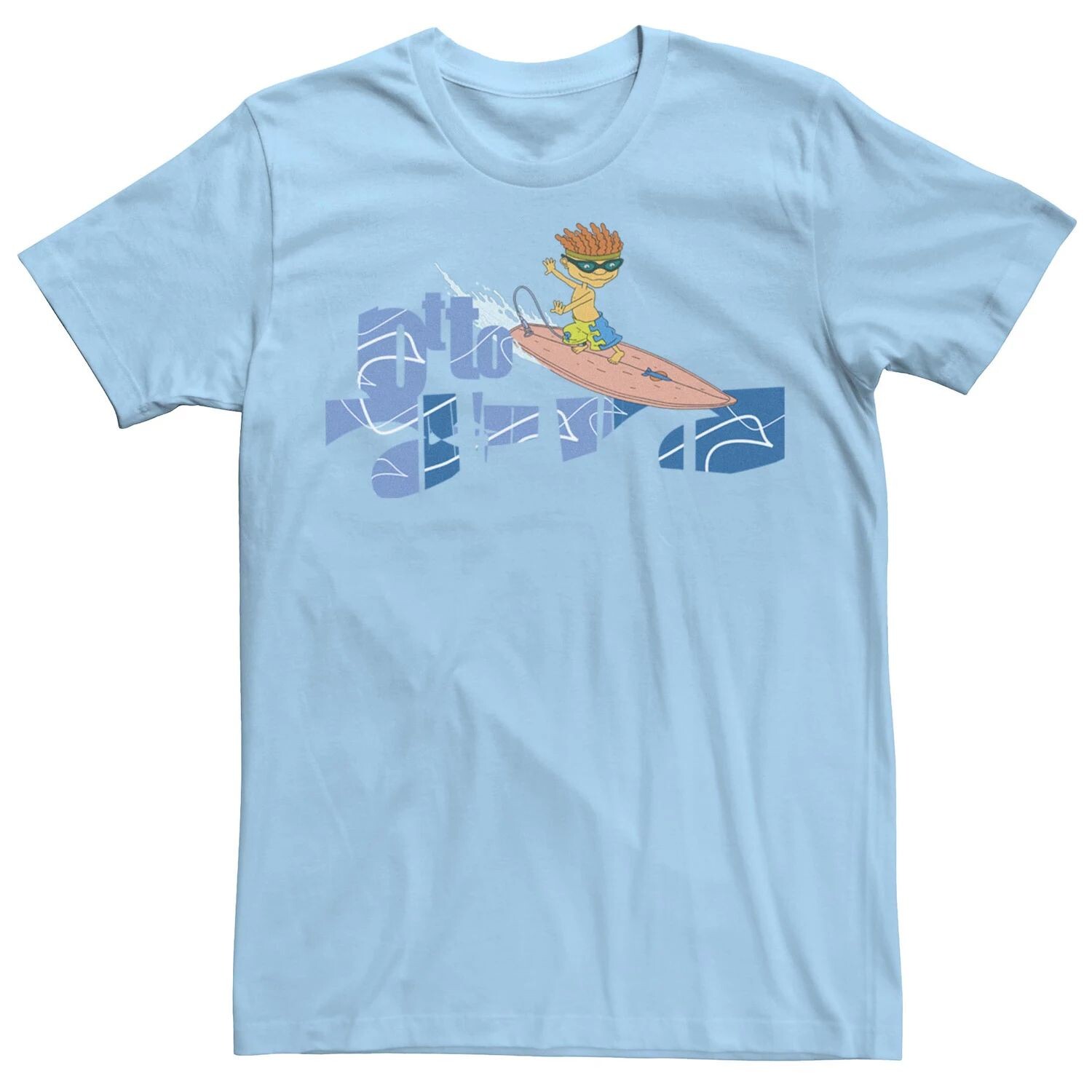 

Мужская футболка с логотипом Rocket Power Otto Surf Retro Licensed Character
