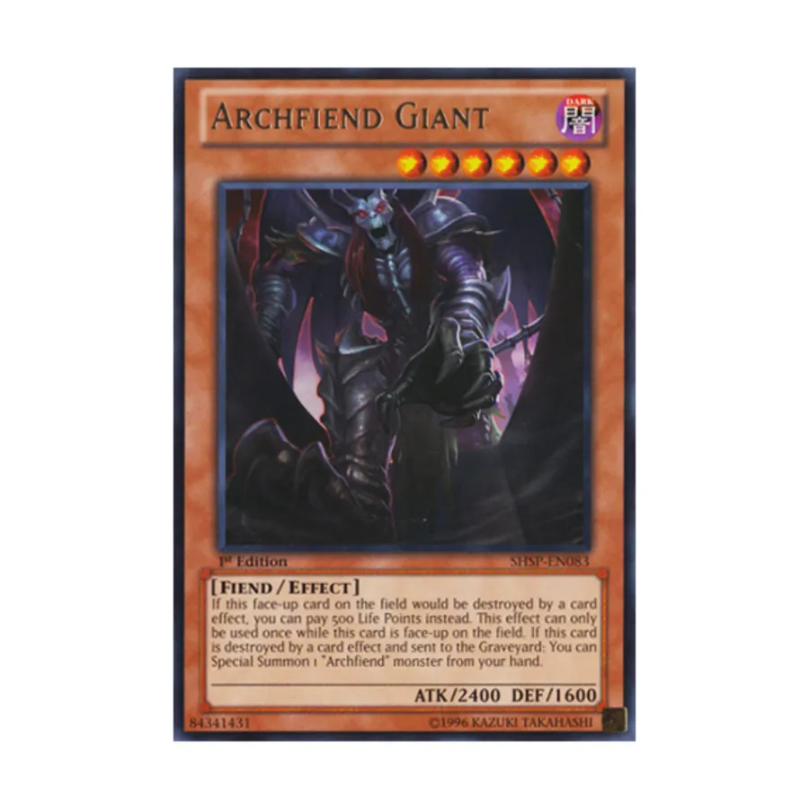

CCG Архидемон Гигант (Редкий), Yu-Gi-Oh - Shadow Specters - Singles