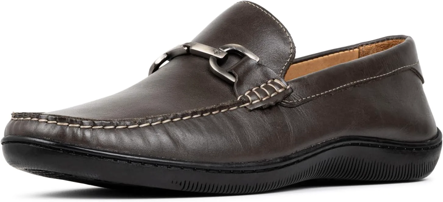 Мужские лоферы Donald J Pliner London Antique Calf, темно-серый