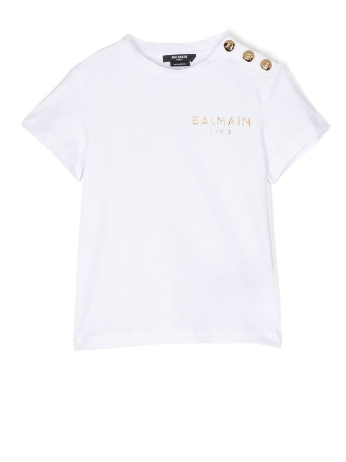 

Balmain Kids футболка с логотипом, белый
