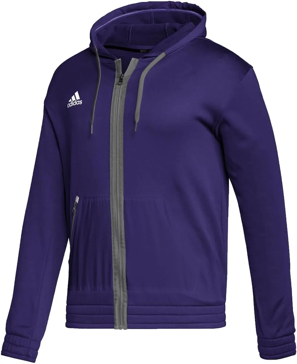 Толстовка Adidas Team Issue с молнией фиолетовая XL